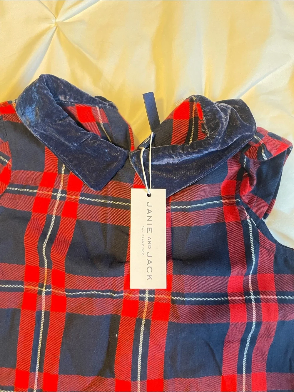 Janie and Jack Plaid Jacquard Dress.